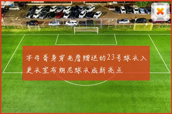 字母哥身穿老詹赠送的23号球衣入更衣室布朗尼球衣成新亮点